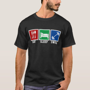 Eat Sleep liftgewicht Gym Workout T-shirt