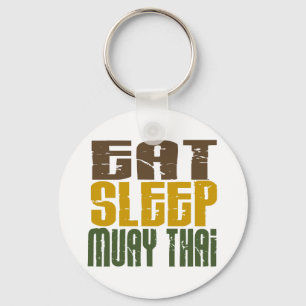 Eat Sleep Muay Thai 1 Sleutelhanger