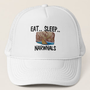 Eat Sleep NARWHALS Trucker Pet
