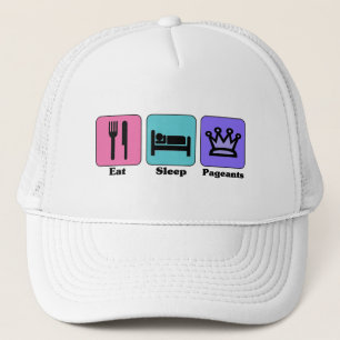 Eat Sleep Pageant Trucker Pet