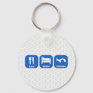 Eat Sleep Panama Sleutelhanger