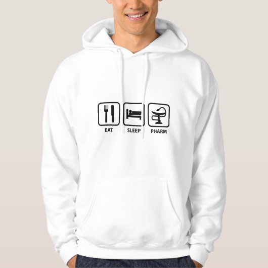Eat Sleep Pharm Hoodie (Voorkant)