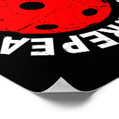 Eat Sleep Pickleball Herhalen als  Pickleball Poster (Hoek)