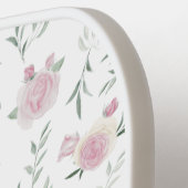 Eat Sleep Pickleball Repeat Floral Girly Paddle (Links Detail)