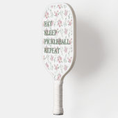 Eat Sleep Pickleball Repeat Floral Girly Paddle (Links)