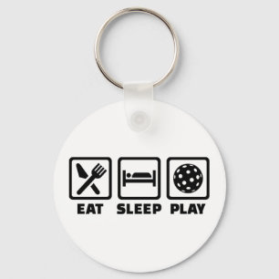 Eat Sleep Play Floorball Sleutelhanger