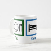 Eat Sleep Play Guitar Koffiemok (Voorkant links)