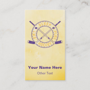 Eat Sleep Play Hockey  Visitekaartjes