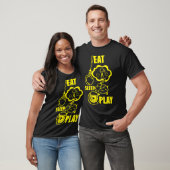 eat sleep play t-shirt (Unisex)