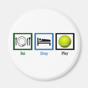Eat Sleep Play Tennis Magneet