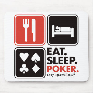 Eat Sleep Poker Muismat