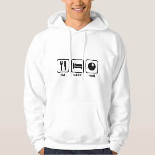 Eat Sleep Pool Hoodie