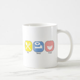 Eat Sleep Poop Koffiemok