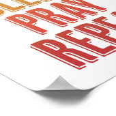 Eat Sleep Pray Herhalen Poster (Hoek)