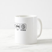 Eat. Sleep. Psychiatry Koffiemok (Voorkant rechts)