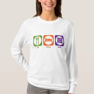 Eat Sleep Quilt T-shirt