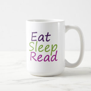 Eat Sleep Read Koffiemok