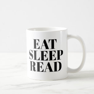 Eat Sleep Read mok Kute Book Lover Slogan Mok