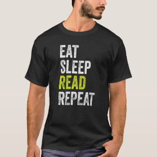 Eat Sleep Read Repo Book Reader T-shirt