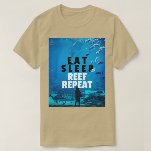EAT SLEEP REPEAT Classic TShirt (Design voorkant)