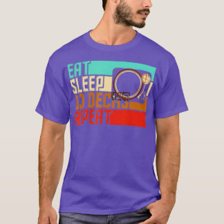 Eat Sleep Repeat DJ Decks T-shirt