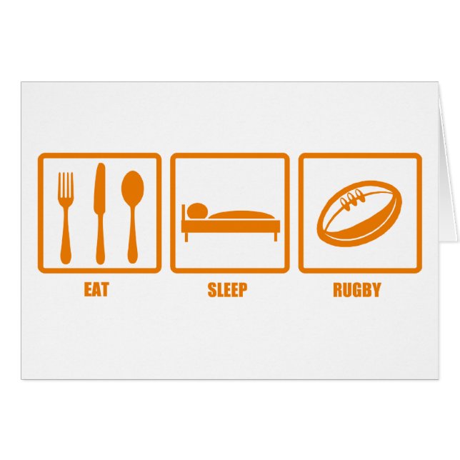 Eat Sleep Rugby (Voorkant Horizontaal)