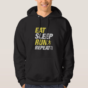 Eat Sleep Run Herhalen Hoodie