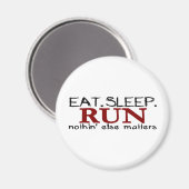 Eat Sleep Run Magneet (Voorkant / Achterkant)