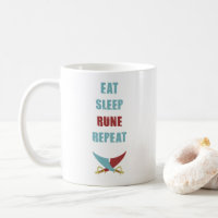 Eat Sleep Runescape Coffee Mok