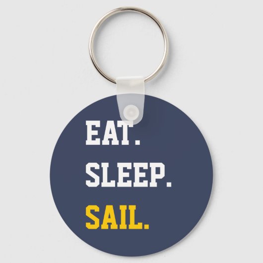 Eat Sleep Sail Sleutelhanger (Voorkant)