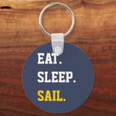 Eat Sleep Sail Sleutelhanger (Voorkant)