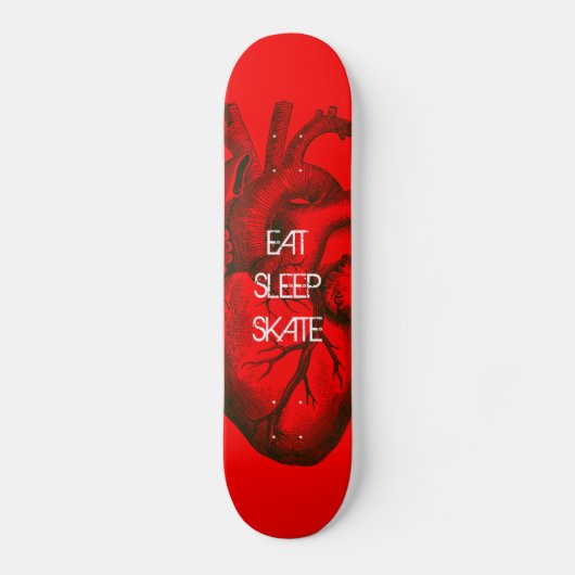 Eat Sleep Schaats Skateboard (Voorkant)