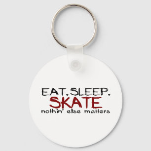 Eat Sleep Schaats Sleutelhanger