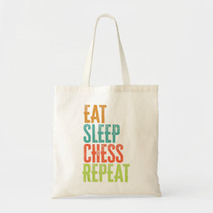 Eat Sleep Schaken Herhaal Grand Master Coach Legen Tote Bag