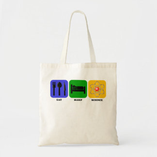 Eat Sleep Science Tote Bag