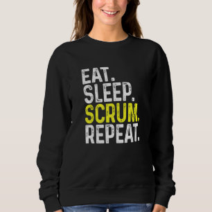 Eat Sleep Scrum Repo Rugby Player Trui
