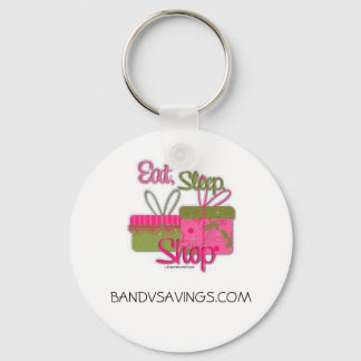 Eat Sleep Shop Sleutelhanger