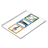 Eat Sleep Sing Notitieboek (Linkerzijde)