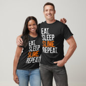 Eat Sleep Slime Repeat Tshirt  (Unisexe)