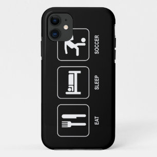 Eat Sleep Soccer iPhone 11 Hoesje