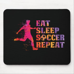 Eat Sleep Soccer Repeat Gift for Football Players Muismat