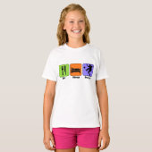 Eat Sleep Soccer t-shirt (Voorkant volledig)