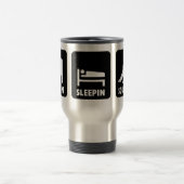 Eat Sleep Squatch - Funny Coffee Travel Mug Reisbeker (Center)