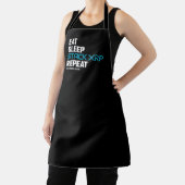 Eat Sleep Stack Funny XRP Crypto Quote Meme Schort (Insitu)