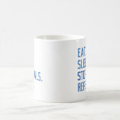 Eat Sleep Stop Goals Herhaal Koffiemok (Center)