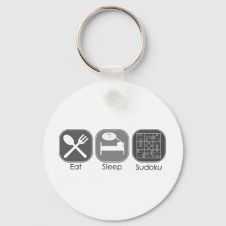 Eat Sleep Sudoku Copy Sleutelhanger