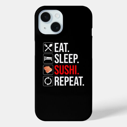 Eat. Sleep. Sushi. Repeat Case-Mate iPhone Case (Achterkant)