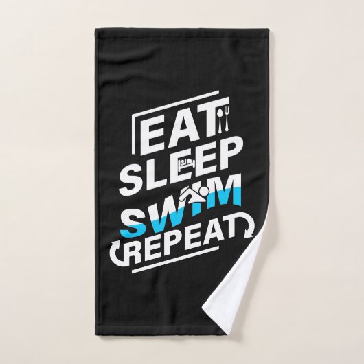 Eat Sleep Swim Handdoek (Handdoek)