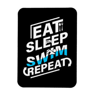 Eat Sleep Swim Magneet