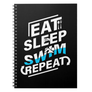 Eat Sleep Swim Notitieboek
